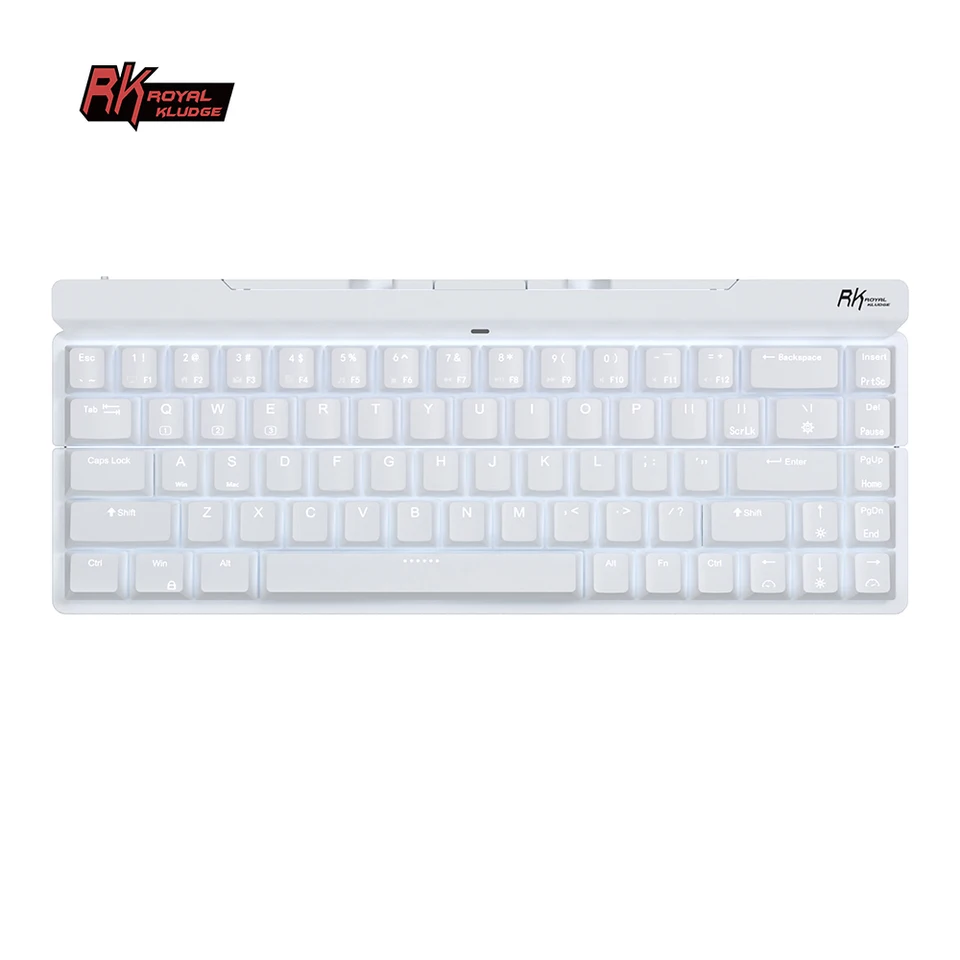 Portable Foldable Mechanical Keyboard with Bluetooth Connection