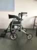 Elderly Rehabilitation Walking Assist Rollator Walker Aluminum Alloy Folding Walker Shopping Mobility Aid Walking Aid 4