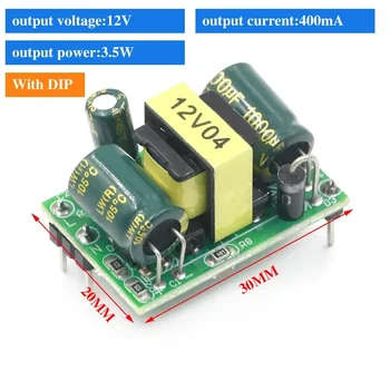 AC-DC 3.3V/5V/12V ตัวแปลงบั๊กที่แม่นยำ AC 220V ถึง5V DC Step Down Transformer โมดูล1A 12W 8