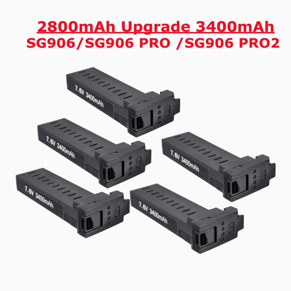 Оригинальный аккумулятор для SG906 Pro 2 Pro2 X7 Pro 7,4 V 7,6 v 3400mAh Lipo аккумулятор аксессуары SG906 pro аккумулятор с зарядным устройством