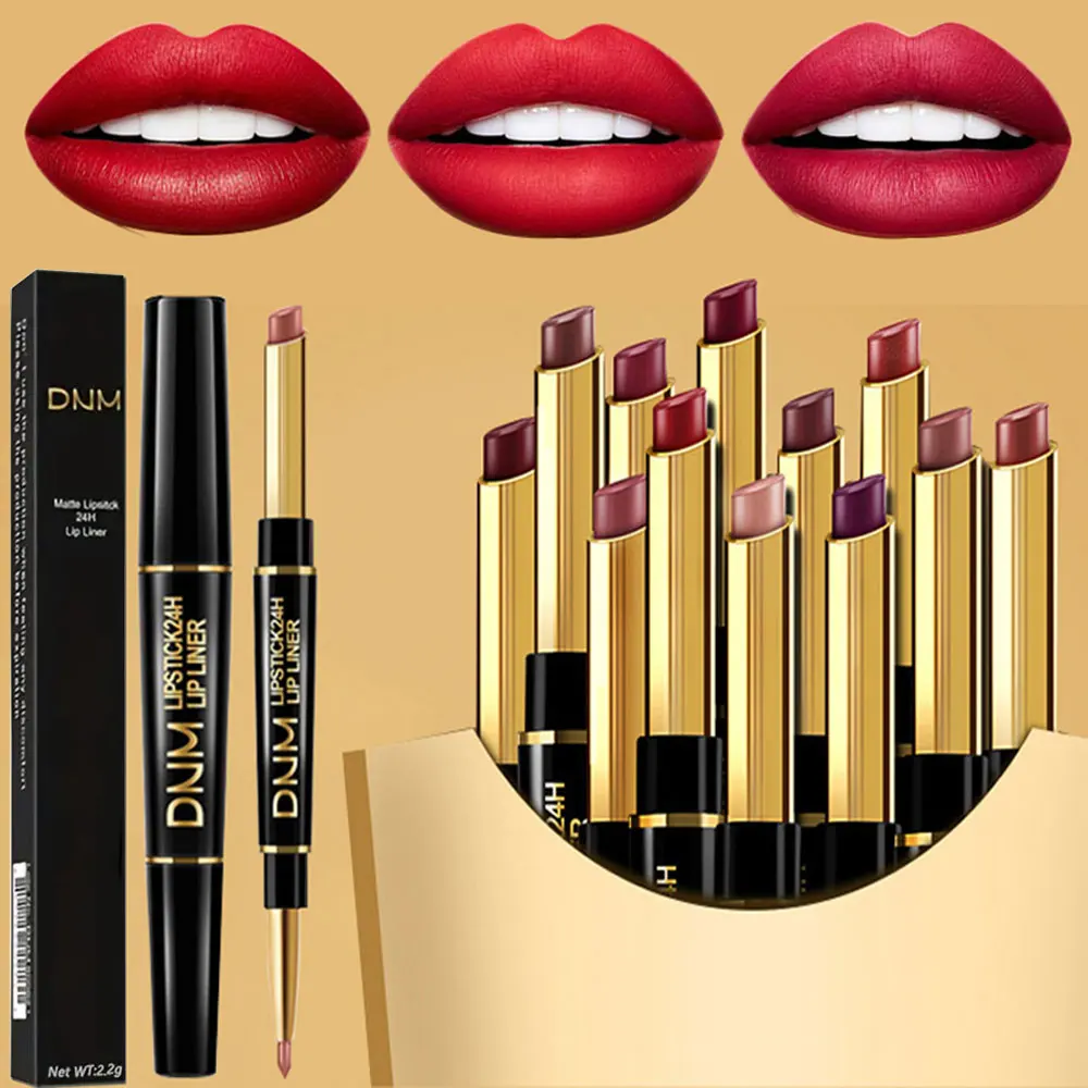 Rouge à lèvres longue durée à double extrémité, tasse antiarina, haute pigmentation, imperméable, cadeaux de la journée du Léon, Jules Liner 1 Rouge à lèvres longue durée à double extrémité, tasse antiarina, haute pigmentation, imperméable, cadeaux de la journée du Léon, Jules Liner 1