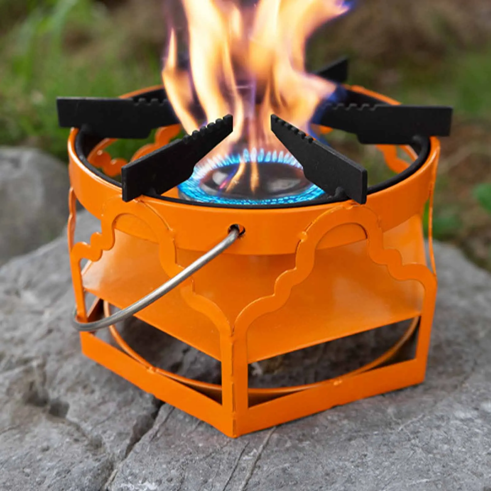 Outdoor Camping Supplies Mini Gas Stove Tourist Burner Portable Furnace Picnic Cooking Split