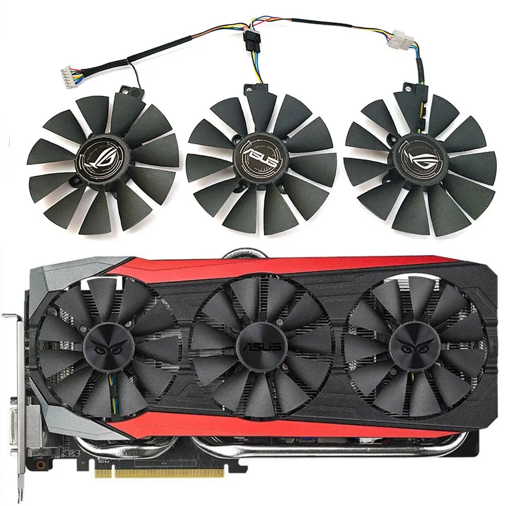

Вентилятор для графической карты ASUS ROG STRIX GTX 480 580 1080, 1 лот, 87 мм