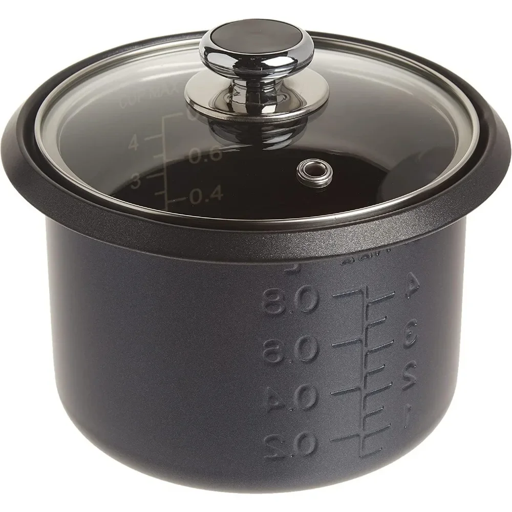 4 Cup Rice Cooker, Stainless Steel Exterior, Traditional Lever Control with Warm and Cook Settings, Warm Cook Indicator Lights 3