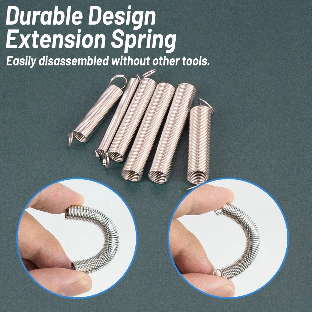 K assortimento molle di compressione da 200 pezzi 10 dimensioni 0,3 mm, mini molle in acciaio inossidabile 304 per riparazioni, diametro esterno 2/4 mm, lunghezza 5 a 25  13