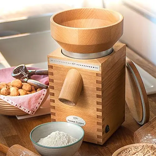 Fidibus Classic Grain Mill (360 Watt, Wood) 4