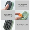Multifunction Cleaning Shoe Brush Soft Automatic Liquid Shoe Brush Long Handle Clothes Soap Brush With Hook Clean Tool 3