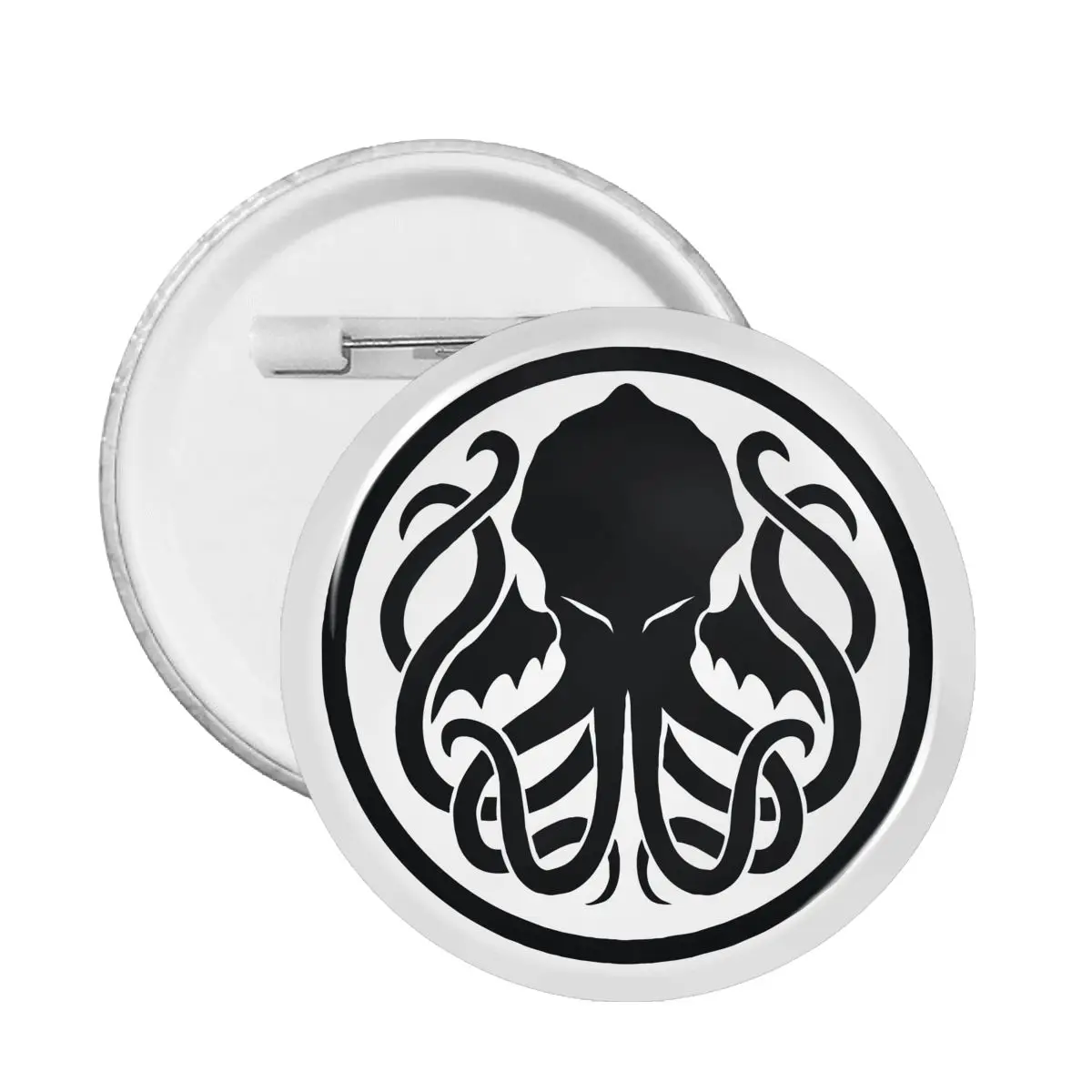 59mm Cthulhu Mythos Collar Badge Funny Badges Lovecraft Horror Great Old Ones Lapel Pins Brooch for |