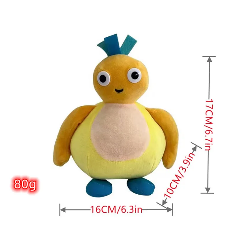 26-20cm New Twirlywoos Chickedy Chick Peekaboo Fun Bird Plush