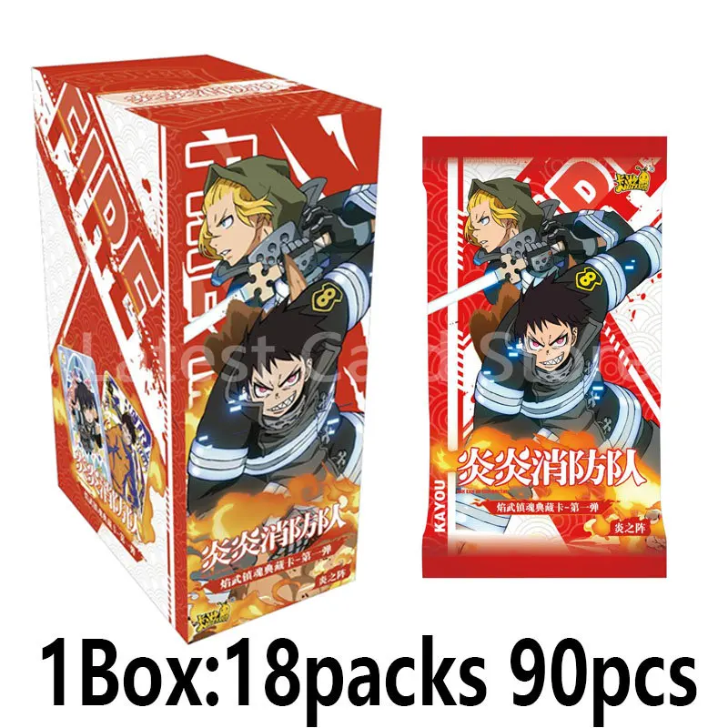 KAYOU Original Fire Force Booster Card Box Anime Character Full Set LGR Wu  Zhenhun Rare Card Game Toy Card Children's Gift - AliExpress