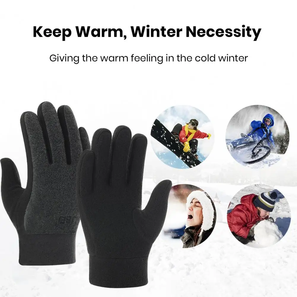 

Перчатки с пятью пальцами женские зимние велосипедные перчатки премиум-класса утолщенные ветрозащитные противоскользящие уличные перчатки для максимальной теплоты