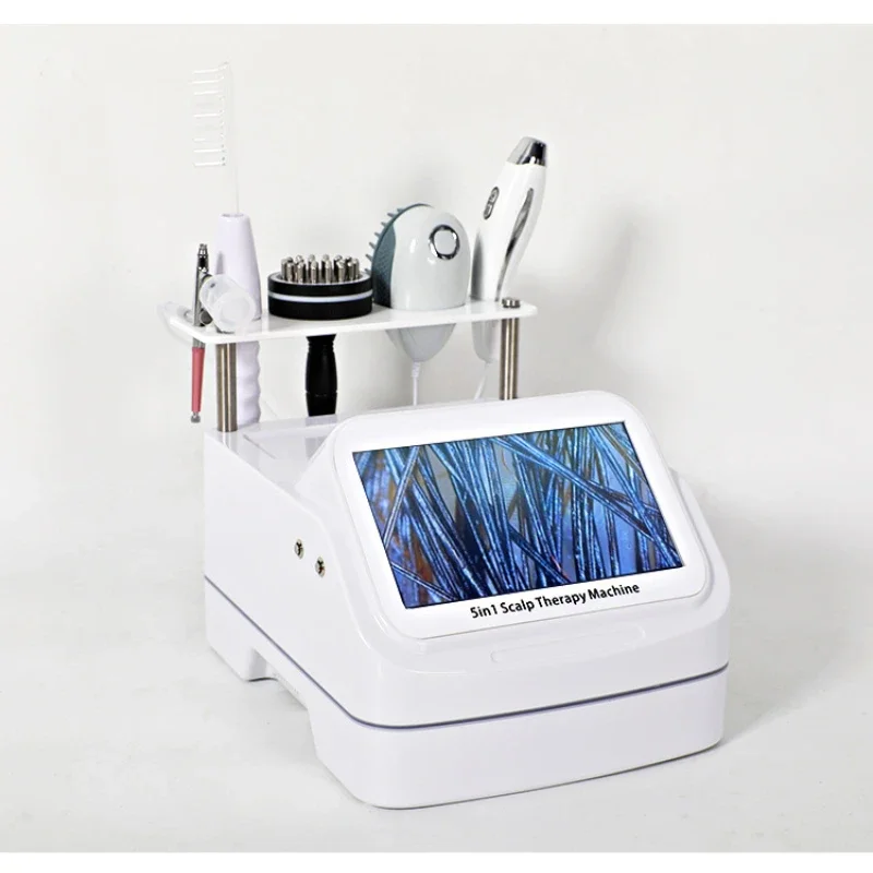skinand scalp care anti-defixation hair multi-functional detection hair follicle cleaning micro-electric massage instrument