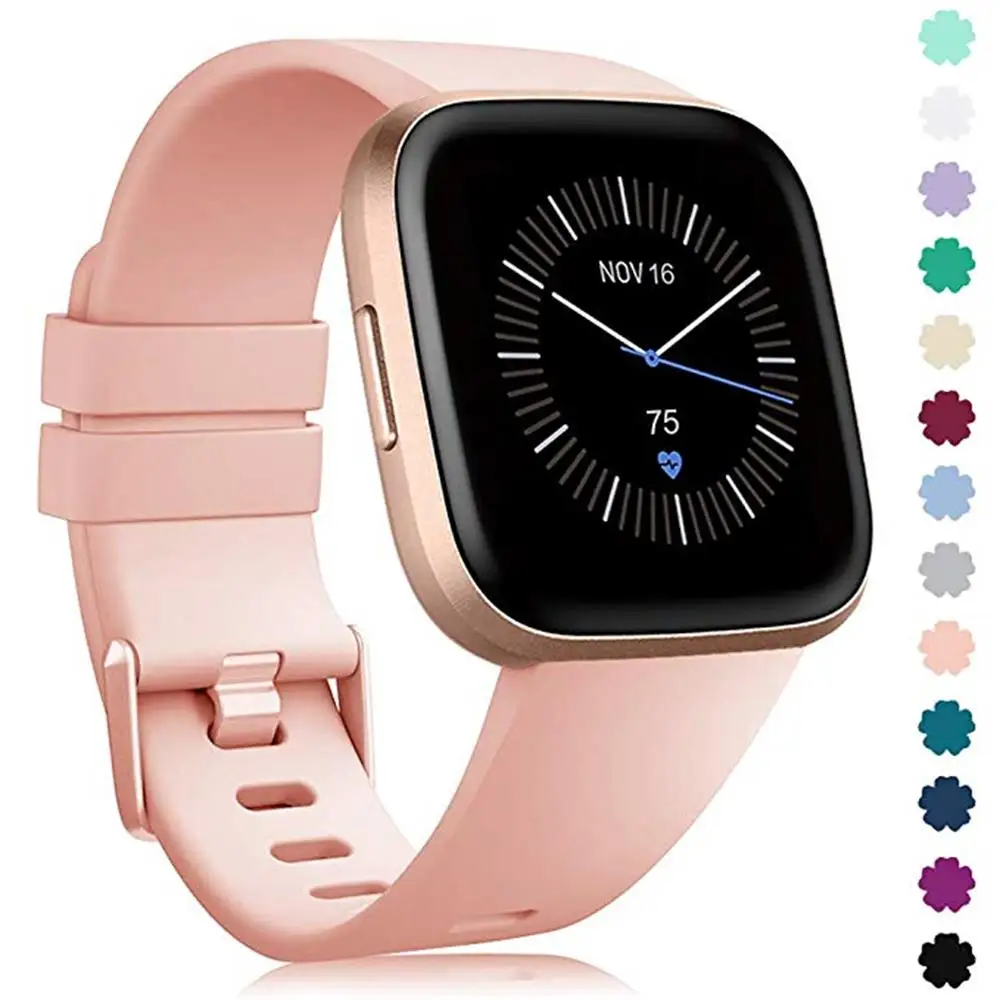 

Strap for Fitbit Versa2/Versa/Lite Smartwatch accessory replacment band Sport silicone Bracelet band for Fitbit Versa Wristband