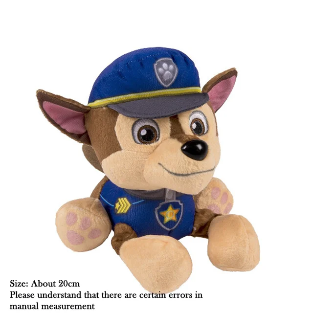 20cm Paw Patrol Sitting Posture Plush Doll Anime Marshall Skay Anime Patrulha Canina Peluche Toy Room Decorations Children Gifts 6