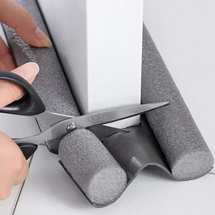 Door Bottoom Seal Strip door seal strip sealing strip tape window seal strip sealing tape sealing strip rubber seal strip rubber door weatherstripping door weatherstripping door draft stopper silicone seal strip Draught Excluder Stopper Guard Double Silicone Rubber Foam Insulation Anti-Cold Removable Weatherstrip