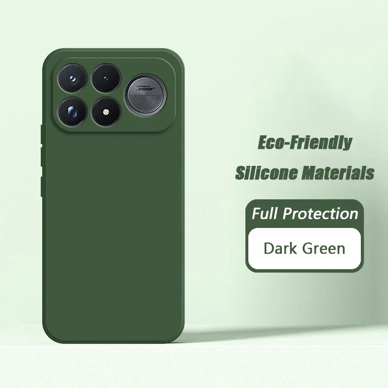 Upgraded Liquid Silicone Shockproof Phone Case with Soft Microfiber Lining