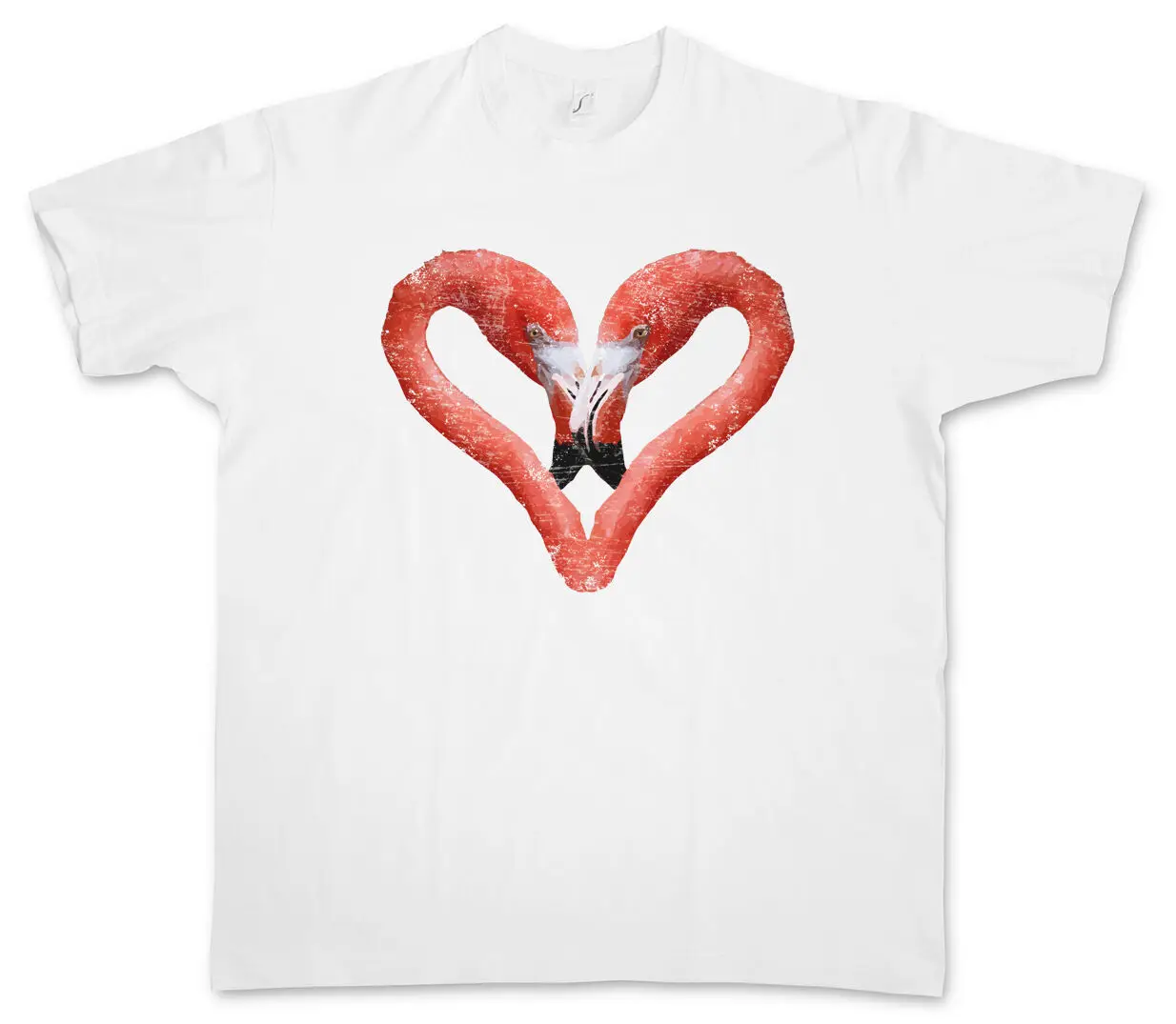 Flamingo Heart I T Shirt Love Princess Flamingos Wildlife Fates Pink Rosa