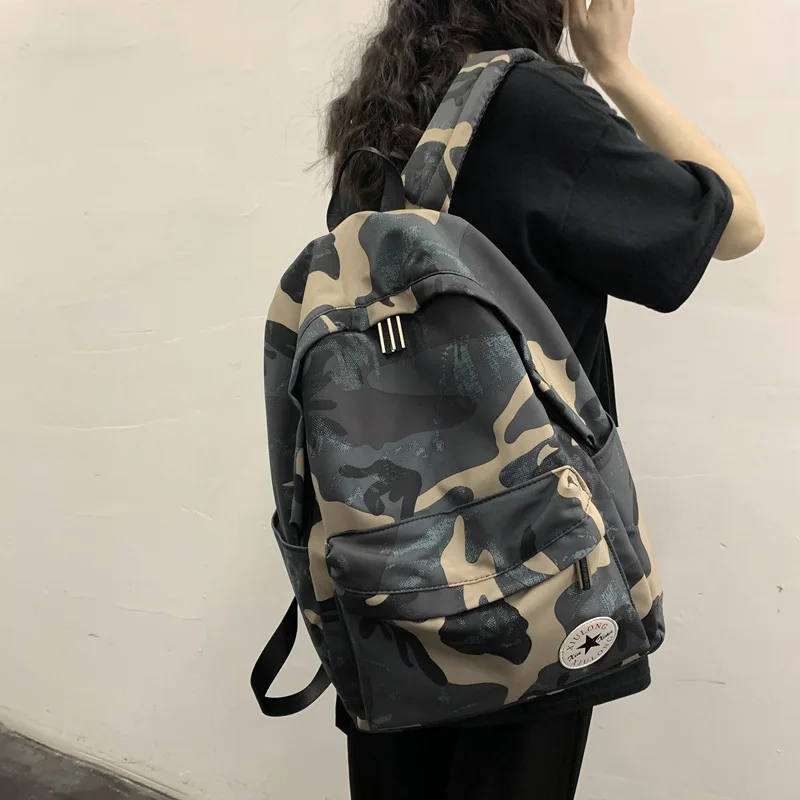 

2023 Camouflage Color Backpack For Men Women Waterproof Multi Pocket Travel Backpacks Large Capacity School Bag For Teenage