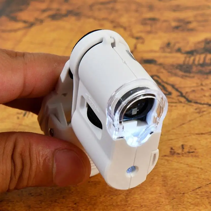 High Resolution Pocket Microscope For Coin Currency Inspection Jewelry Appraisal 37JD
