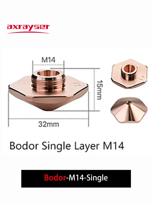 All Types Laser Nozzles Fiber Cutting Machine Double/Single Dia.28/D32mm for Raytools Precitec WSX HSG Bodor HANS Laser Head - Image 26