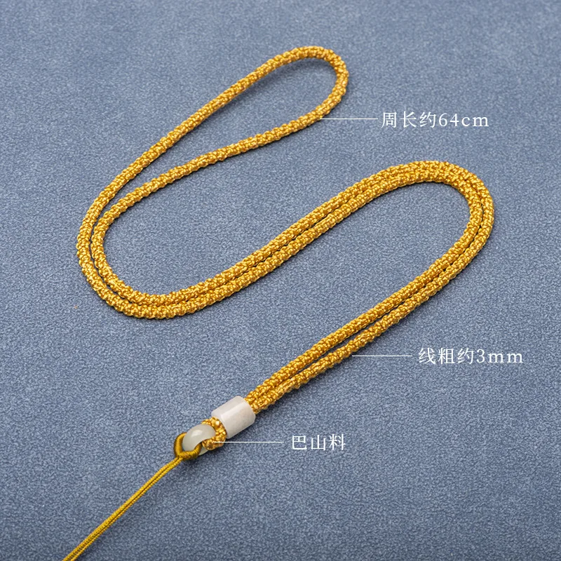 Necklace cord 3mm Silk Thread Knot For Pineapple rope Handmade Sweater Pendant Rope Jade Jewelry Accessories