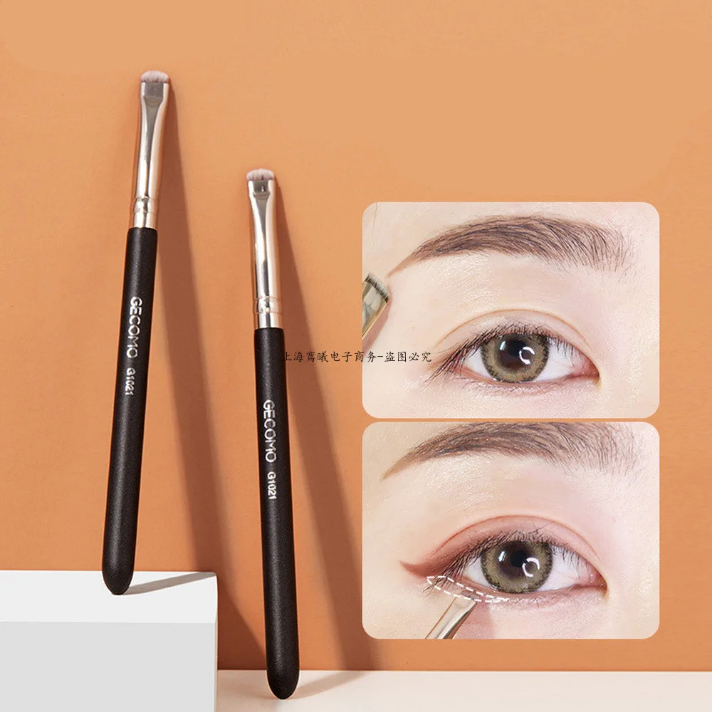 Makeup Brush Set 1/2/3 Pcs Eye Makeup Brush Flat Eyeliner Eyebrow Blending Soft Nylon Hair 3 Styles for Choose
