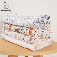 Kangobaby #My Soft Life# All Season Fashion Premier Quality Baby Muslin Swaddle Blanket Cotton Newborn Wrap Infant Quilt 1