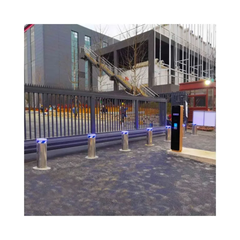 

Parking Entrance Automatic Road Blocker Hydraulic Lifting Bollards Post, Automatic posts barriers , Automatic bollards