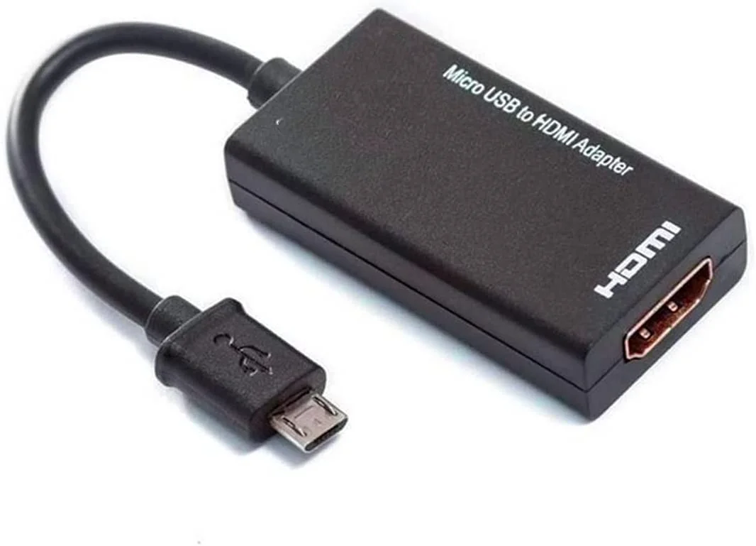 Cable Adapter And Converter V8 Micro USB To HDMI MHL Technology Audio Video Adapter Transmits Cellular Image For TV PREMIUM