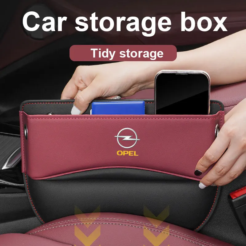 Seggiolino Auto Gap Filler Tasche Storage Box Gap Filler Seat Organizer Per Opel Astra Corsa Insignia Mokka Vectra Vivaro Antara Opc