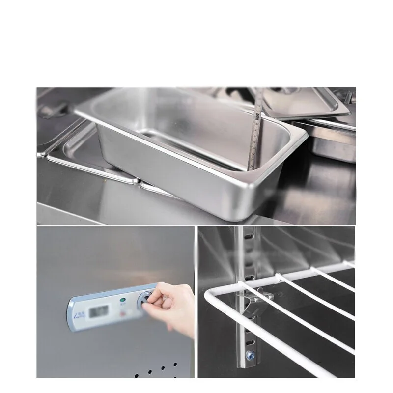 Wholesale Malatang Vegetable Fresh-keeping Display Cabinet 1300L Refrigerated Fresh-keeping Display Cabinet - Image 2