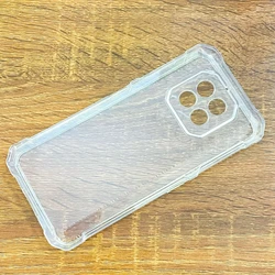 Silicone Soft TPU Black Transparent Protective Phone Case Cover for Cubot kingkong ES 3 (Clear)