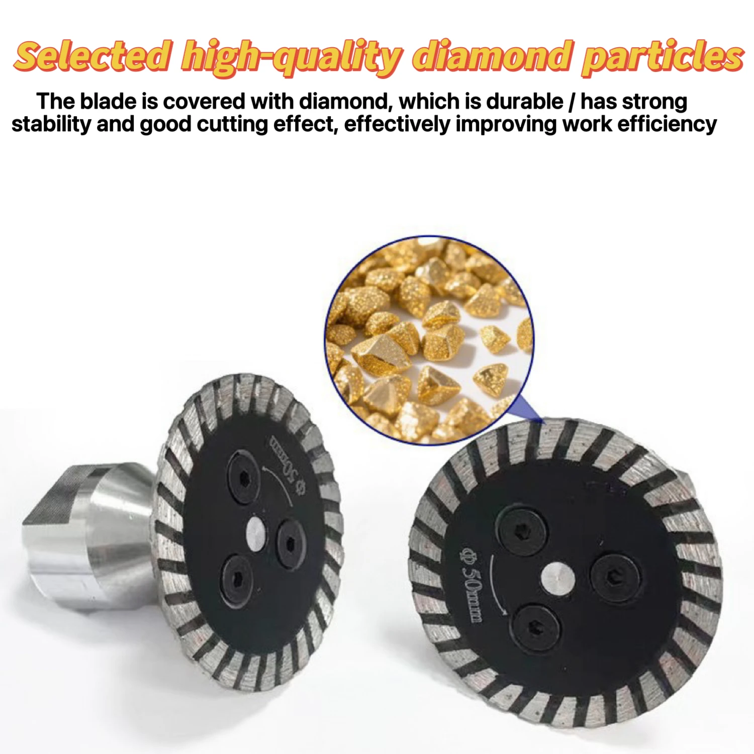 Ultra-Durable 50mm Mini Diamond Saw Blade for Stone & Ceramic Tile Cutting