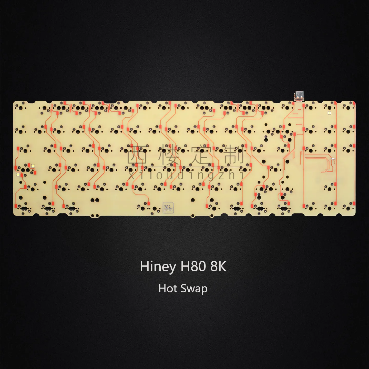 8k 핫스왑 Hiney H80 PCB (CEM-3 베이스, ai03/jane v3/fly daughterboard 포함)
