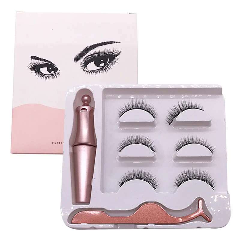 

Self-adhesive Liquid Eyeliner No Smudging Dramatic Eye Makeup Long-lasting Hold Easy To Use Celeb-inspired Look No Mess