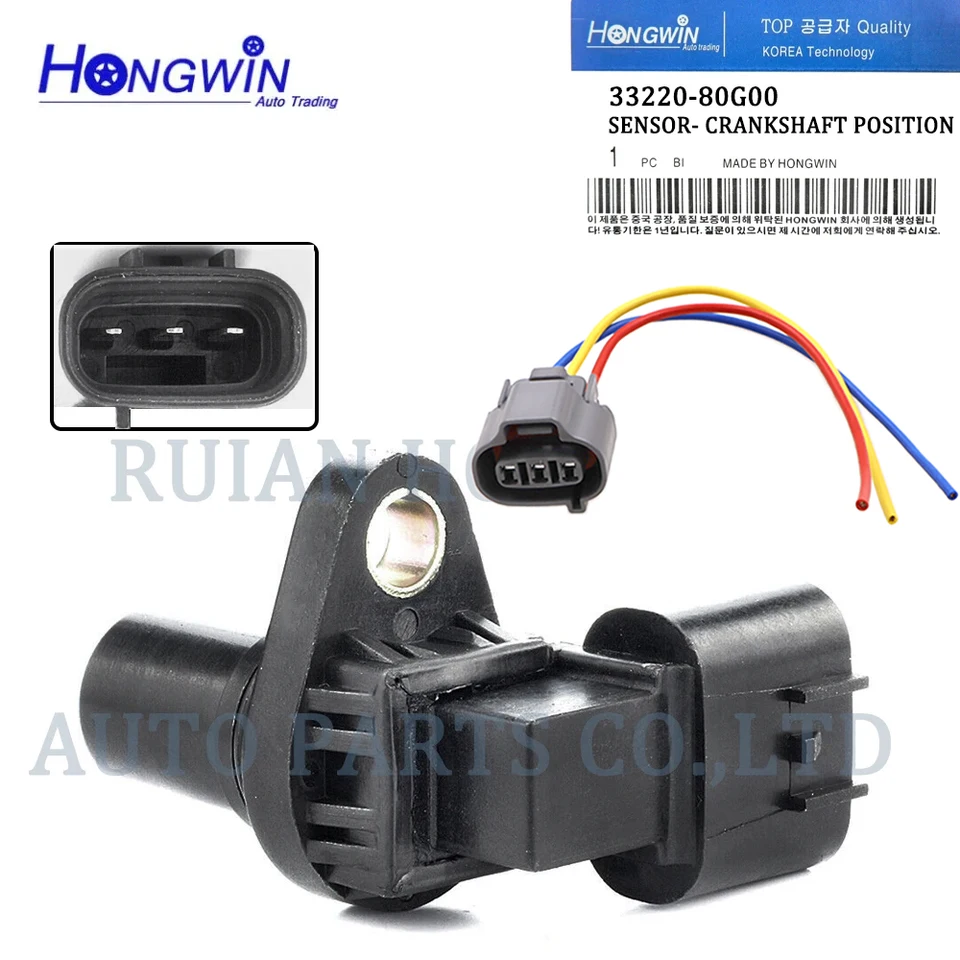 Genuine No.:33220 80G00 Crankshaft Position Sensor Fits Subaru