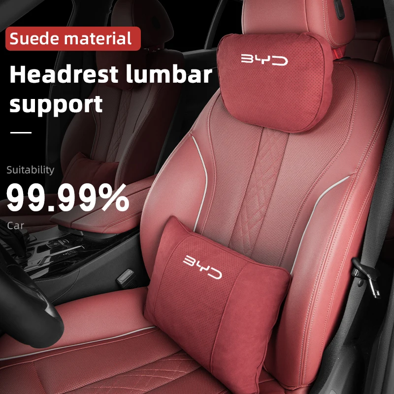 

Car Seat Memory Foam Headrest Lumbar Support For Fiat Ducato Grande Ponto EVO Qubo 500 500C 500X 500L Car Interior Accessories