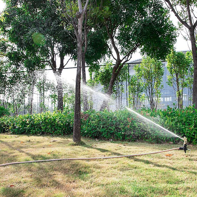 1/2"Male Thread Rotating Rocker Sprinkler Adjustable Impact Sprinkler Lawn Garden Park Orchard Field  Irrigation Watering Nozzle 5