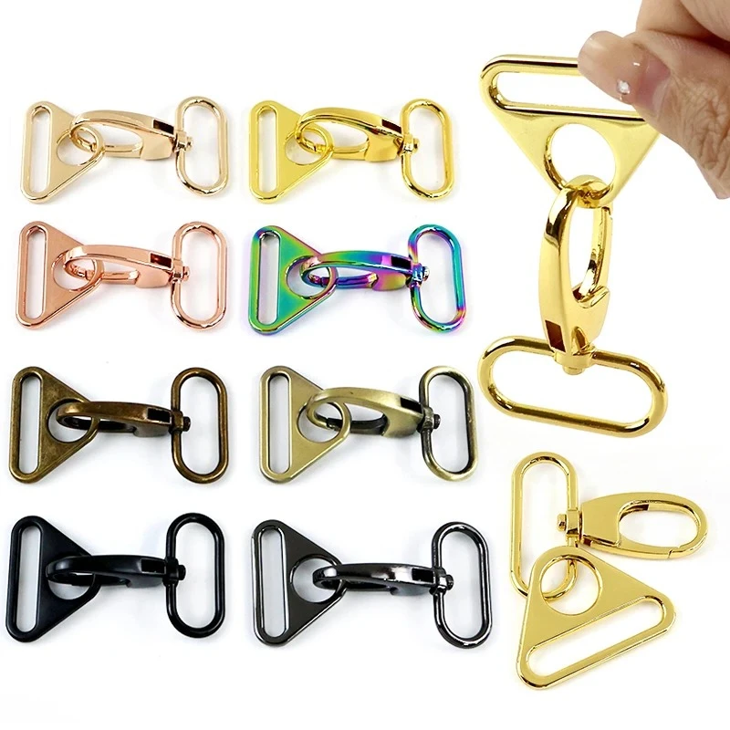 Versatile Metal Swivel Clasp Snap Hooks for DIY Crafts and Accessories