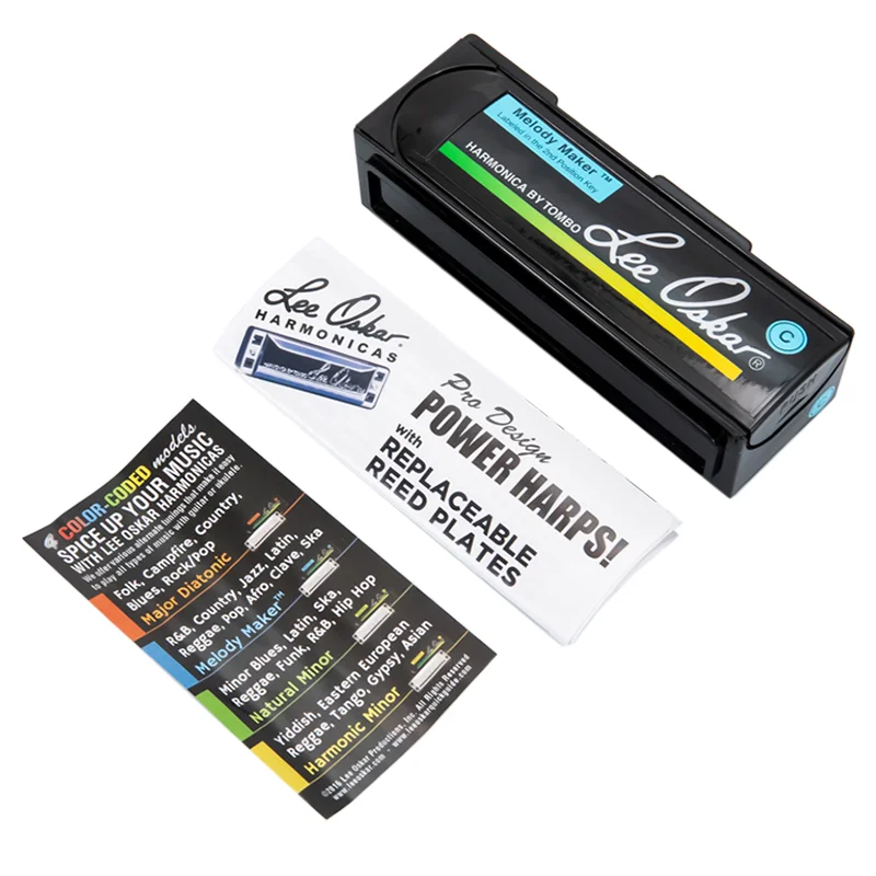 Tombo Lee Oskar 1910 Melody Maker Diatonic Harmonica 10 Holes Blues Mouth Organ Prefessional Armonica Musical Instrumentos