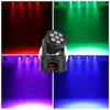7x10W LED Moving Head Light 4in1 RGBW Professional Stage Lighting DMX512 Wash Light For Disco DJ Music Party Dance KTV Nightclub 5