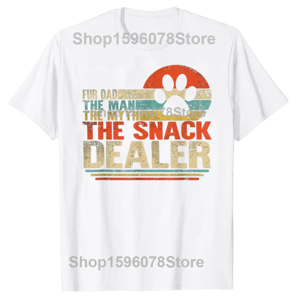 Father's Day Fur Dad Snack Dealer Tee - Unisex Short Sleeve Humor Shirt