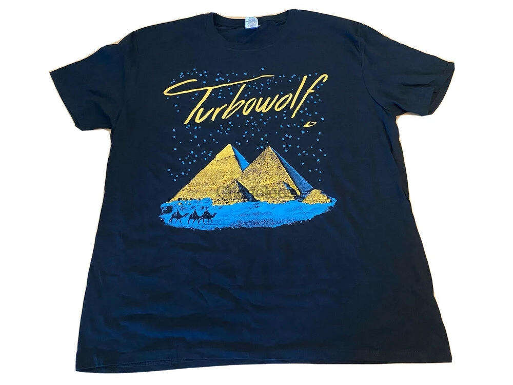 Turbowolf Pyramid Music T-Shirt English Rock Band NEW XL Concert Tour |