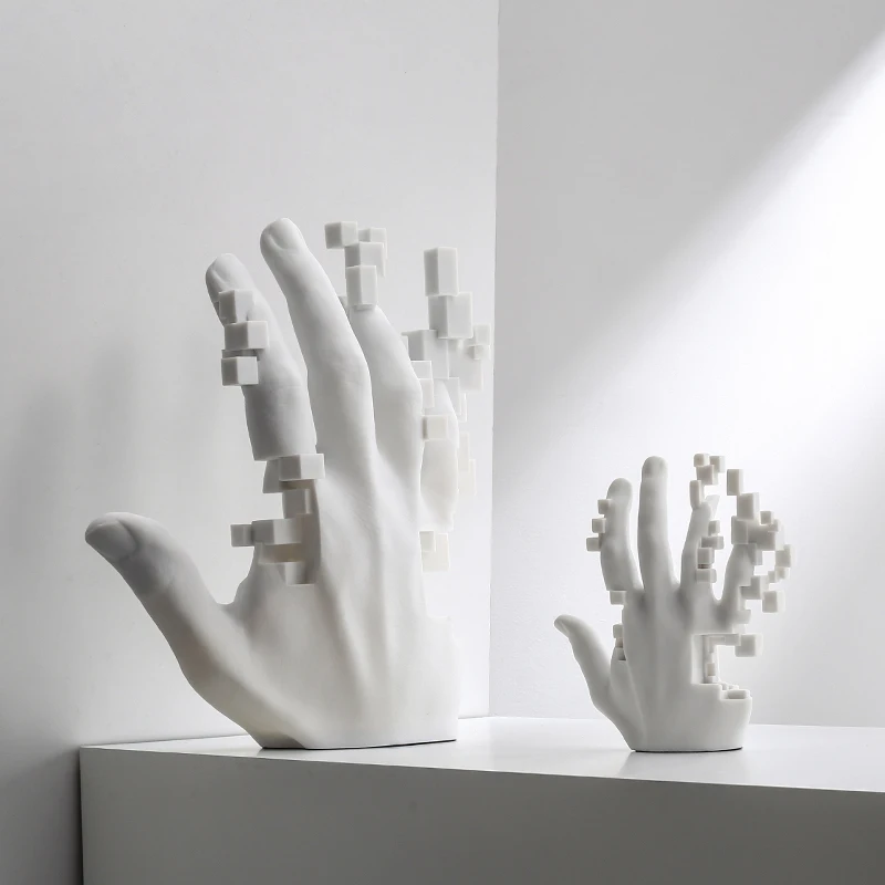 

Modern Simple Statues Palm Decoration Exhibition Hall Restaurant Abstract Art Ornaments Interior Figurine Home Decor Sculptures