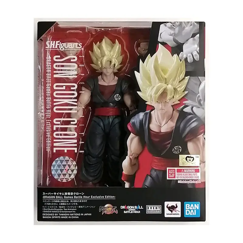 

Original BANDAI S.H.Figuarts Super Saiyan Son Goku Clone DRAGON BALL In Stock Anime Action Collection Figures Model Toys