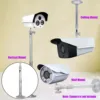 Universal Wall Ceiling Projector Mount Telescopic Bracket Hanger Extendable CCTV DVR Security Camera 360° Rotatable Head