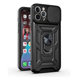 Ultimate Shockproof Armor Phone Case with Built - In Car Holder - iPhone XsMax (Black)