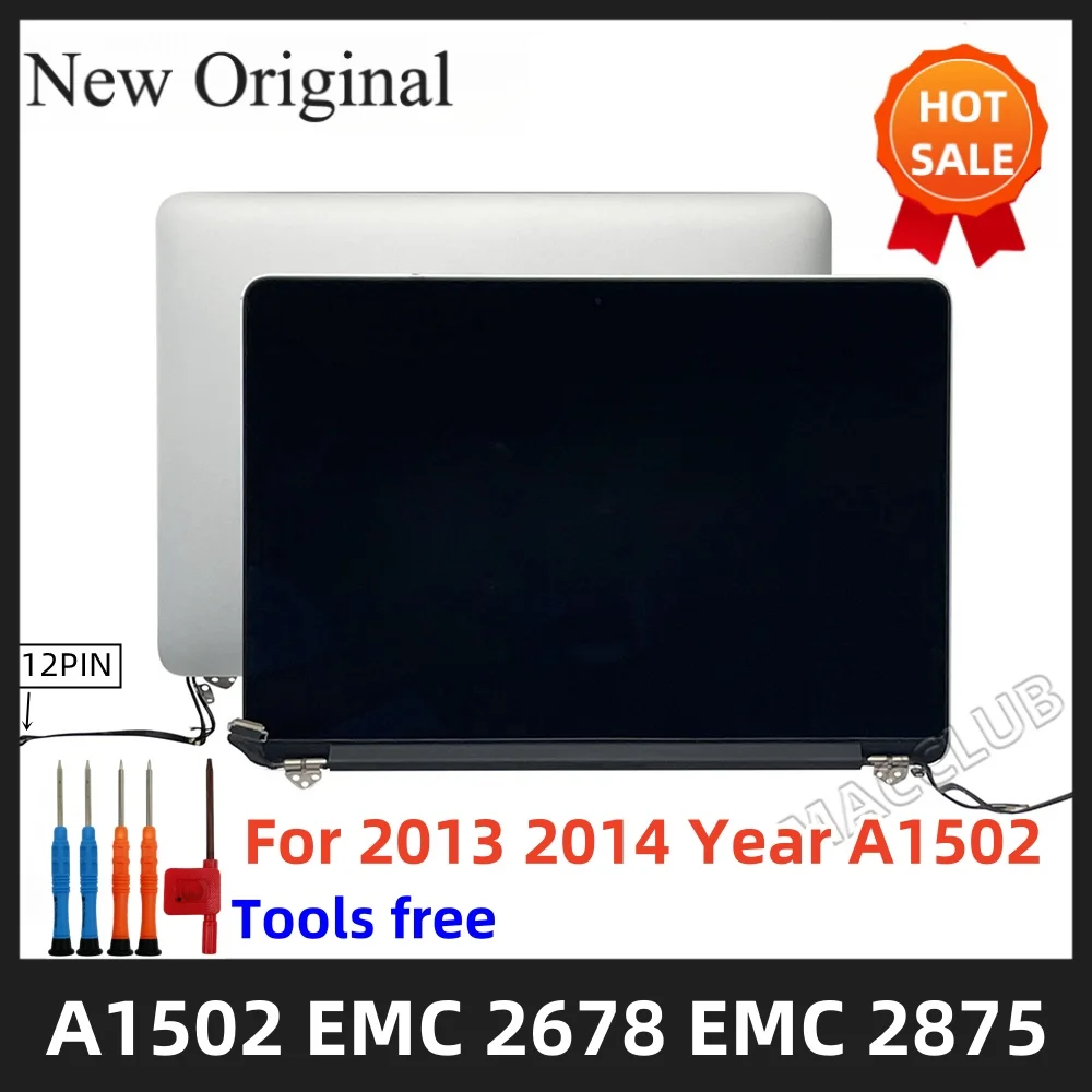 

A1502 2013 2014 EMC 2678 2875 ЖК-дисплей для Macbook Pro Retina 13,3 ''A1502 ЖК-экран полная сборка