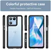 Oneplus Ace Racing Edition Case Heavy Duty Drop Protection Silicone Bumper Clear Back Cover Hard Case for Oneplus Ace Racing 5G 3