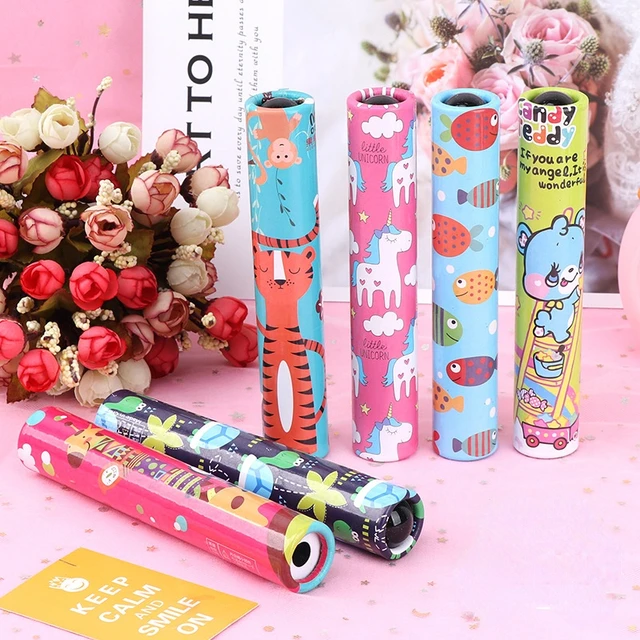 Interactive Logical Rotating Kaleidoscope Magic Classic Educational Toys For Kids Imaginative Cartoon Children 1